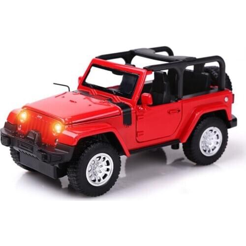Alloy Car Car Model Simulation Small Toy Sliding Sound And Light Can Open The Door With The Base Convertible Off-Road Vehicle