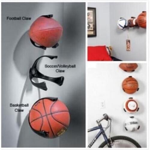 2020 New Faroot Wall Ball Claw Basketball Football Rack Holder Wall Mount Display Case Organizer Racks Holders