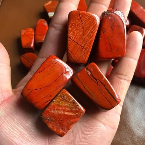 Natural e bonito vermelho jasper