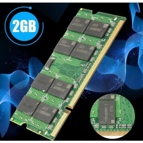 New Arrival 1pc 2GB PC2-6400 DDR2-800MHz Ram Non-ECC CL5 Laptop 200pin SODIMM Memory Rams for Computer Parts