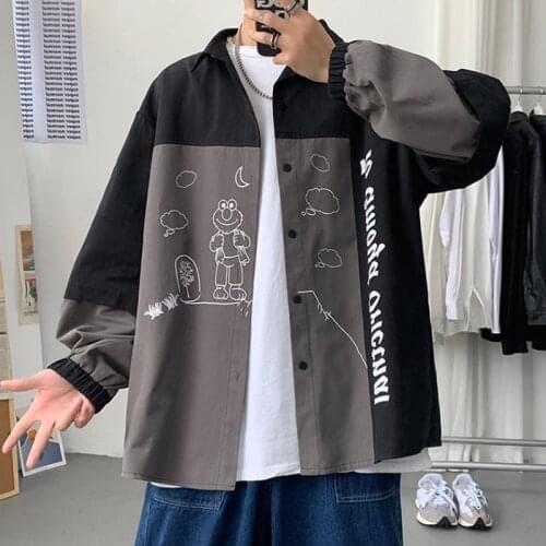 Autumn thin jacket jacket mens Korean version casual loose clothes