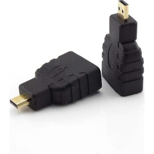 1/2/5Pcs Micro HDMI to HDMI Adapter Male to Female Type D to A HDMI Cable Connector Converter for Xbox 360 for PS3 HDTV