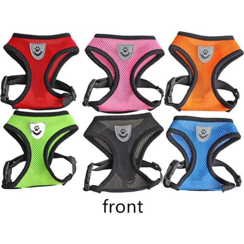 Cat Dog Vest Walking Lead Leash for Small Medium Dog Cat Collar Reflective Mesh Pet Supplies Adjustable Pet Chest Strap Leads