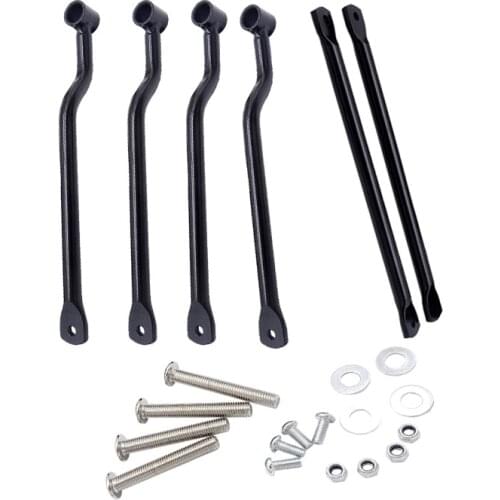 Universal Motorcycle Stainless Steel Saddle Bag Support Bars Bracket Retro Bracket Side Box Hanging Mount Bracket Set