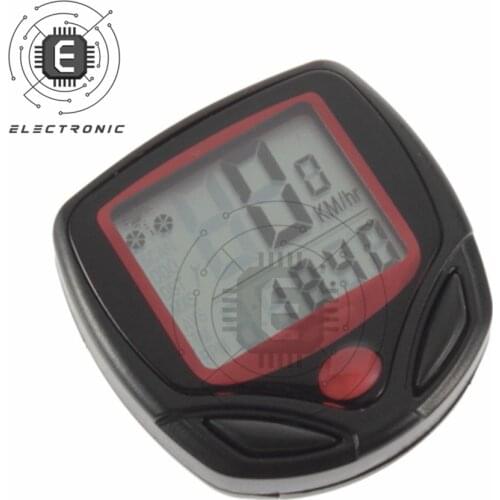 Bicycle Speedometer Cycling Computer Digital LCD Computer Bike Speedometer for Bicycle Waterproof Odometer Cycling Stopwatch