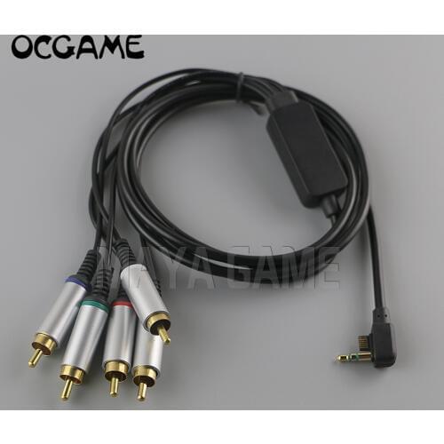 OCGAME high quality Color Cord Video and Audio Cable Component AV Cable /Game Cable for PSP 2000 3000 PSP2 PSP3 9141