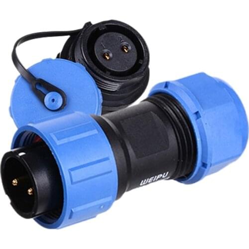 WEIPU SP1710+SP1712 IP68 Waterproof Aviation Connector Male Plug Female Socket Adapter 2 3 4 5 7 9 10 Pin for Medical LED Audio
