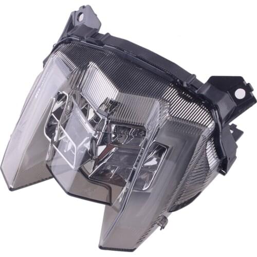 12V Smoke Tail Light Rear Brake Stop LED Lamp Integrated Turn Signal Motorcycle Fit For Yamaha MT09 FZ09 2017 2018 2019 2020