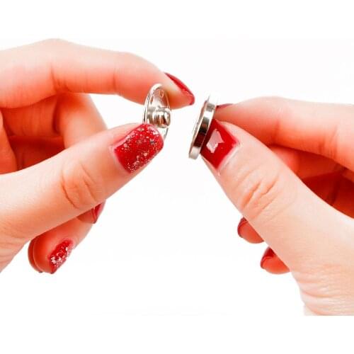 Snap Button Fasteners Press Button Stud Plating Round Sewing Accessory 8mm/10mm/12mm/14mm/16mm/18mm/20mm