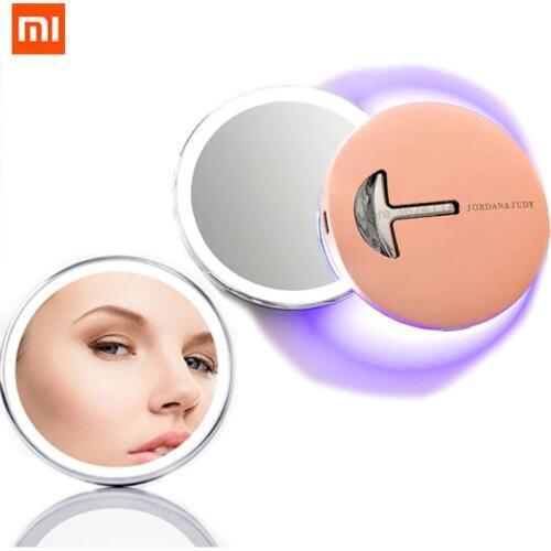 Xiaomi Jordan Judy led mirror vanity with light compensation folding net red vanity mirror for carrying small mirror