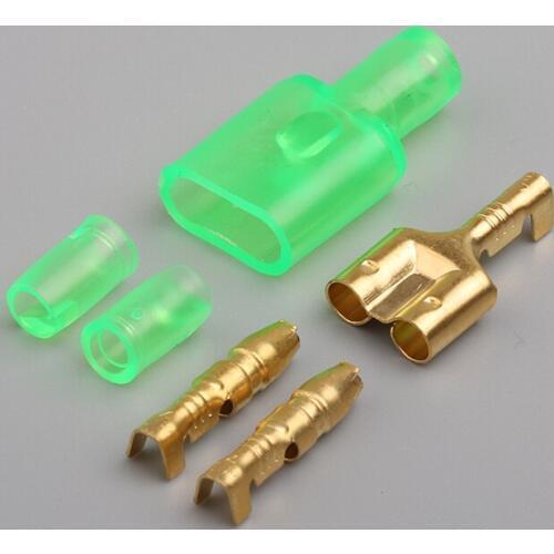 100 sets of one tug-of-two male pair plug