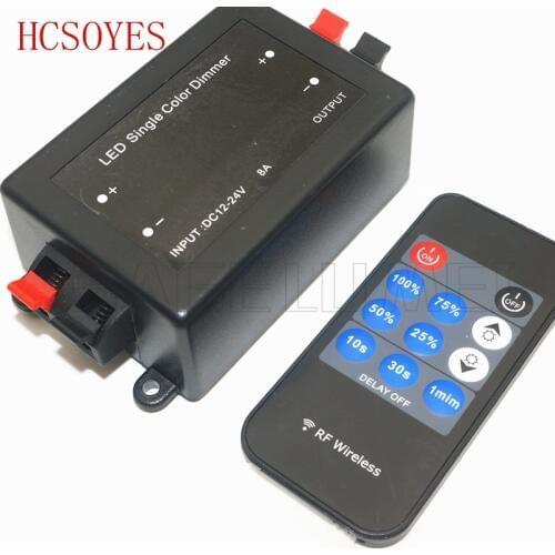 11key RF Wireless Remote LED Light Single Color RF Dimmer Controller For 5050 3528 3014 2835 Led Flexible Strip DC12V-24V
