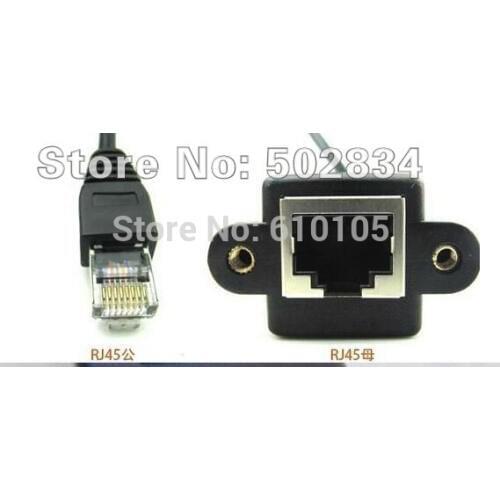 20pcs/lot RJ45 Male to RJ45 Female Lan Extension Adapter Cable 30cm