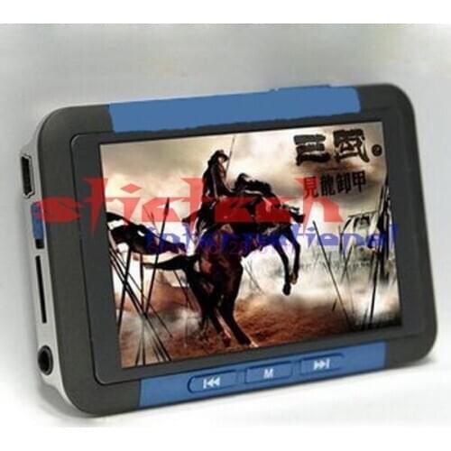 By dhl or ems 20pcs Hot 3.0 inch TFT Screen 32GB MP4 player with TF Card Slot Support TV Out FM Radio blue