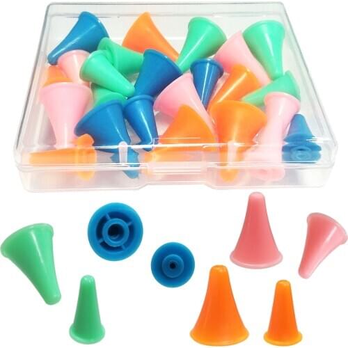 24 Pcs Colorful Needle Protectors Knitting Point Protectors Small Knitting Needle Point Protector Knitting Tip Protectors