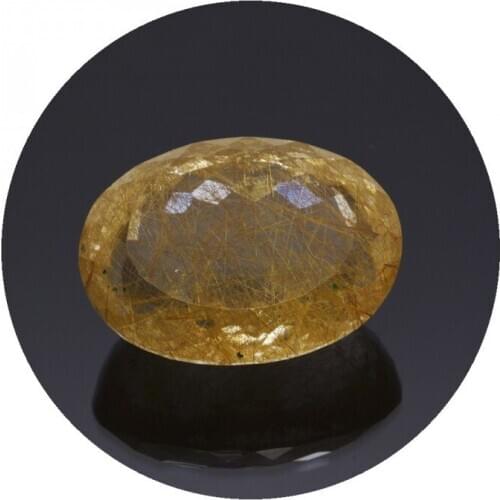 33,37 ct. Rutile Quartz Oval Cut
