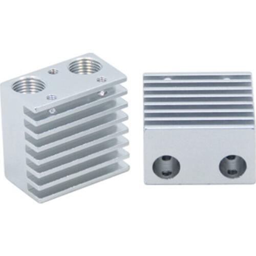 3D Printer Chimera E3D V6 2 in 1 out extruder Aluminum print head 0.4mm for 1.75mm filament heat block + heat sink extruder kit