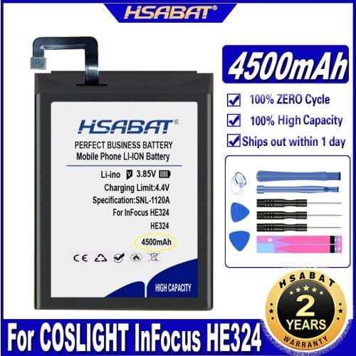 HSABAT HE324 4500mAh Battery for InFocus HE324 Batteries