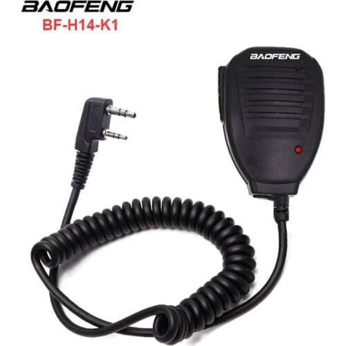 BAOFENG Original Handheld Mic H14-K1 for Two way radio/Walkie talkie UV-5R serial UV-82 UV-B5 UV-B6 UV-3R