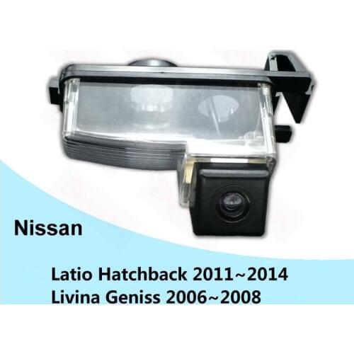 BOQUERON for Nissan Latio Hatchback / Livina Geniss SONY Car Waterproof Night Vision reverse Rear View Reversing Backup Camera