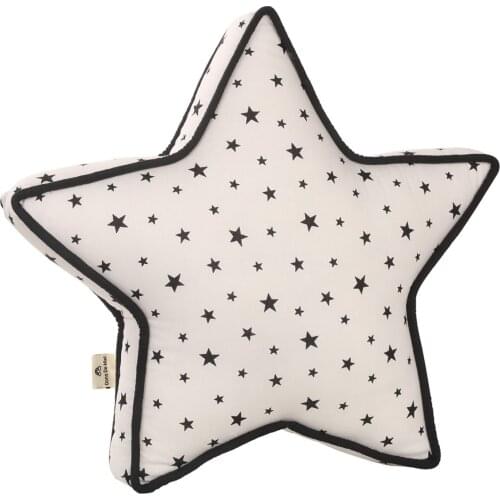 Kelly Star White Star Decorative Pillow
