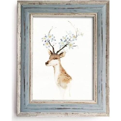 5inch 6Inch 7inch French Style Retro Photo Frame for Wall Art Picture Frames Office Desktop Ornaments Bedroom Home Decor