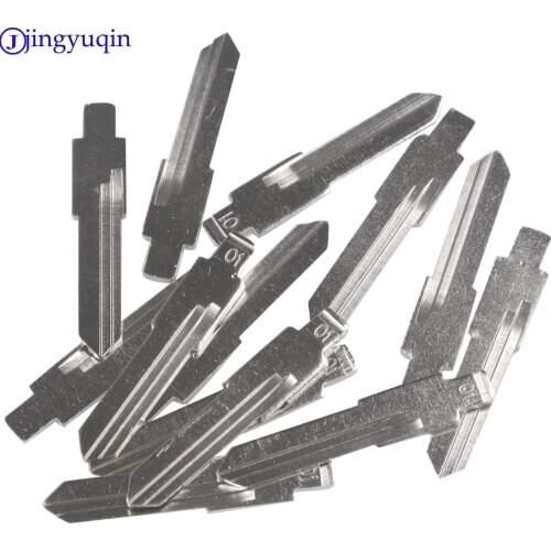 Jingyuqin 10PCS New Arrival HU83 Blank Key Replacement Uncut Blade for Vw Santana Jetta for Audi 100 Golf Key Blade Car-styling