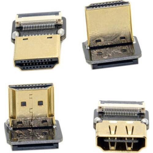 New 1080p Aerial photography FPV Converter Gold-plated HDMI1.4 to HDMI HD cable Video capture FPC line Connector