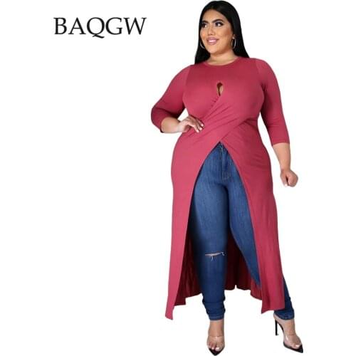 Summer Women Solid Sexy Cross Hollow Out Split Top Vintage Party Half Sleeve Long Dress Tshirt Basic Black Tees Plus Size 5XL