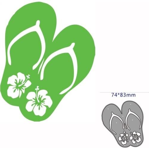 Metal cutting dies cut die mold flip flop decoration Scrapbook paper craft knife mould blade punch stencils dies