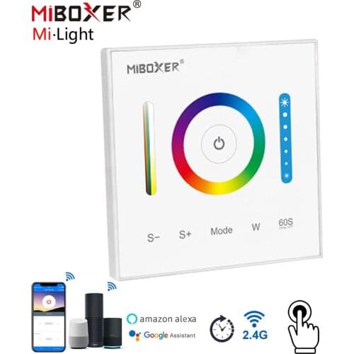 Miboxer 2.4G Touch P2 Cct Pwm Controller Mi Light P3 Rgbcct Rgbw Rgb Controller 12v 24v Milight Brightness Led Lights Controller
