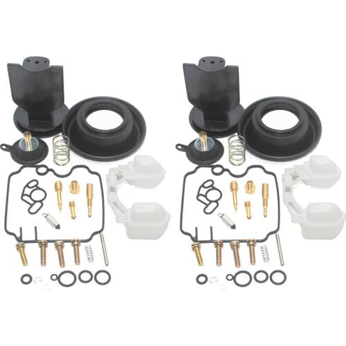 2SET For XTZ750 Super Tenere 1989-1997 XTZ 750 Carburetor Repair Kit Plunger vacuum diaphragm Float Air Cut-off Valve