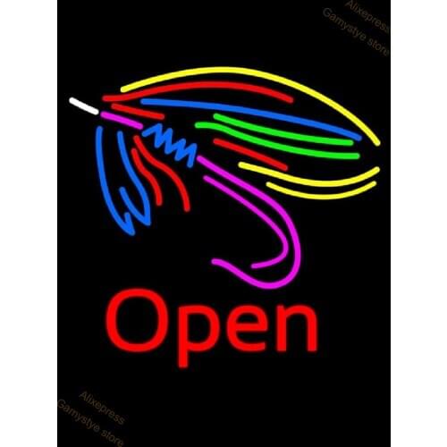 Neon sign real glass Shirt Cents A Dance 24 Hours Mini Mart Alteration Open Animal Care Hospital Logo Art Open Outdoor Neon Sign