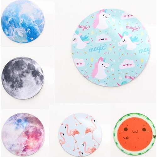 Unicorn Office Desk Mat Office Desk Organizer School Supplies High Quality Moon Mouse Desk Tools Office Desk Accessories Set