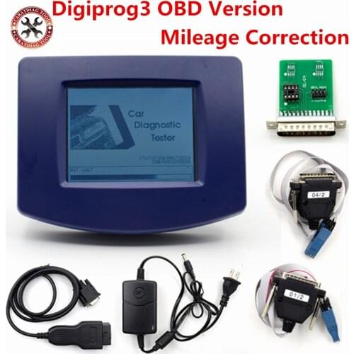 Oveseas Digiprog 3 V4.94 OBD Version Car Diagnostic Tester FTDI Full Chip Original CPU Digiprog3 V4.94 Mileage Correction