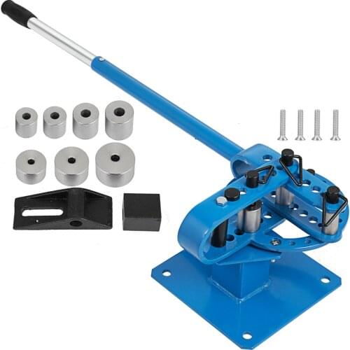 Manual Bench Bender Pipe Bending Machine 7 Dies 1-3" Metal Fabrication Tube Rod