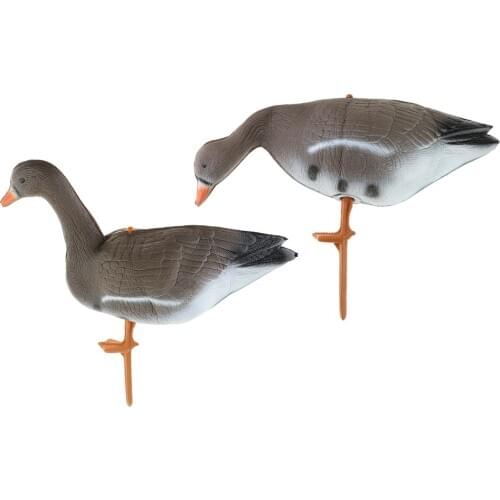 2pcs Outdoor Hunting Target Goose Duck Bird Crow Decoy Garden Lawn Decor Scarers