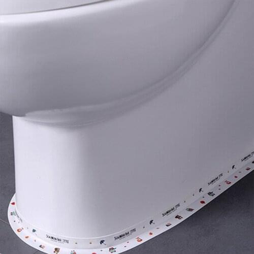 Kitchen Sink Waterproof Sticker Mildew-Proof Moisture-Proof oil Sink Countertop Water Retaining Strip Bathroom Toilet Beauty Sea