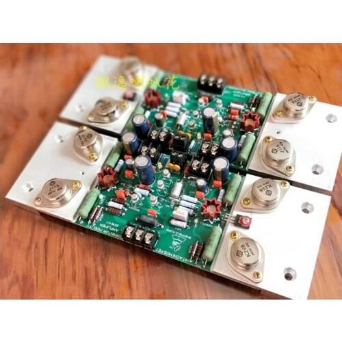 Gold-sealed Class A MOS tube output, field tube pure post-stage stereo AMP , dual parallel 4-tube power amplifier board