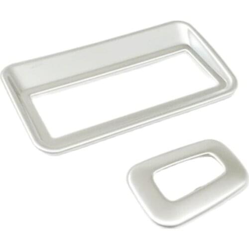 ABS Matte For Land Rover Range Rover Sport 2012+ Car Central Control Panel Frame Cover Trim Car Styling Interior Accessory 2 Pcs