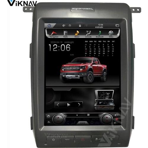 Car stereo multimedia player vertical screen Android for-Ford F150 2011 2012 2013 GPS navigation radio DVD player head unit