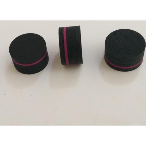 Free shipping 10pcs/lot black 14mm billiard pool cue tip 9layers pigskin SS/S/M/H leather tip can Customize LOGO high quality