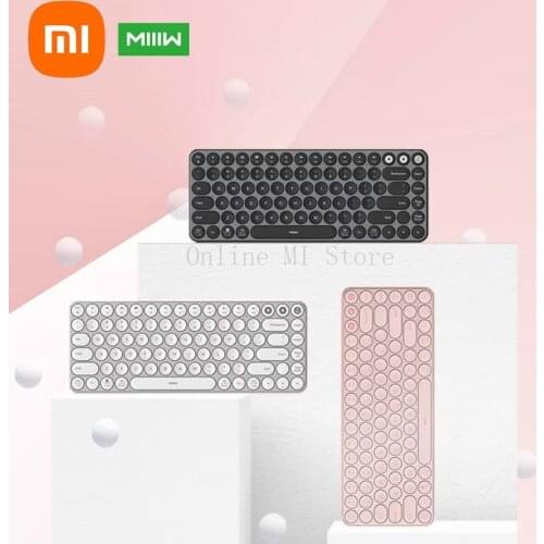 Xiaomi MIIIW Bluetooth Dual Mode Keyboard 85 Keys 2.4GHz Multi System Wireless Keyboard For Office Computer Laptop Tablet