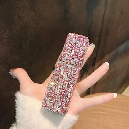 Bling air spray bottle pressed perfume supplement vacuum pump girl makeup emulsion foundation liquid dispenser Glass Bottle Gift