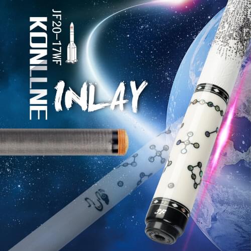 Jflowers JF Carbon Cue Carbon Fiber Shaft 12.3mm Tip Handmade Real Inlay 3/8*8 Radial Pin Technology Carbon Pool Cue Stick Kit