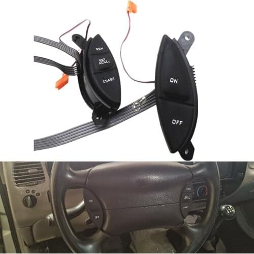 Steering Wheel Cruise Control Switch Button F87Z9C888BB for Ford Ranger Explorer Sport Trac Mercury Mountaineer F150 1999-2004