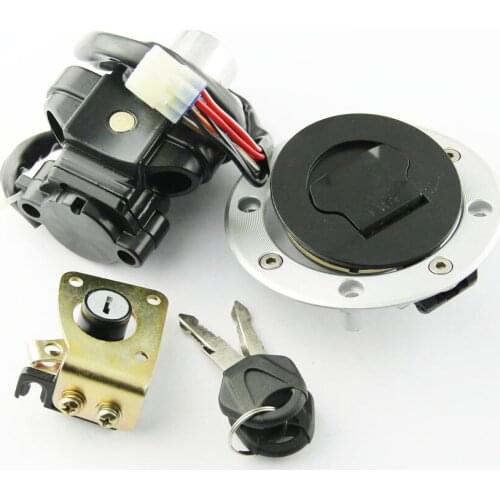 Motorcycle Fuel Tank Cover Cap Lock With Ignition Switch Lock FOR Suzuki TL1000R 1998-2003 TL1000S 1997-2001