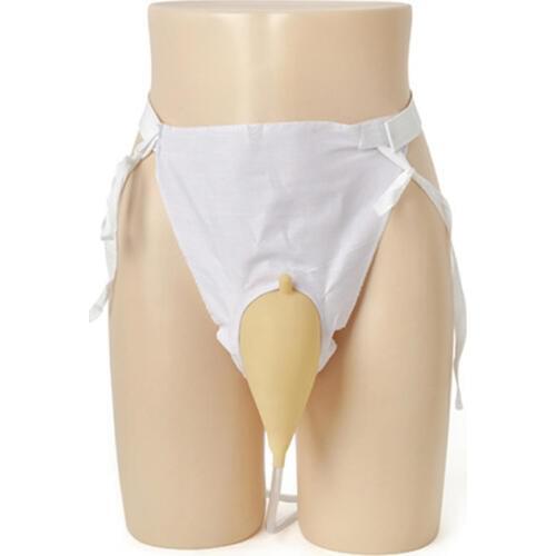 1000ML Men Women Urine Bag Medical Latex Drainage Bags Bed Breathable Incontinence Elderly Patient Urine Collector can C