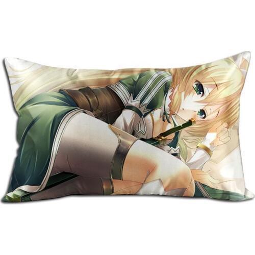 Hobby Express Leafa SAO Anime Waifu Dakimakura Rectangle 40x70cm Pillow Cover GZF24
