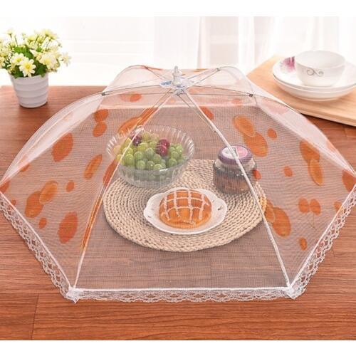2020 New Fashion Lace Mesh Folding Dish Cover Dish Cover Cover Table Cover Meal Cover